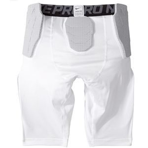 NEW Boy's Medium NIKE PRO Combat Padded Football Hard Plate Shorts 845718-100